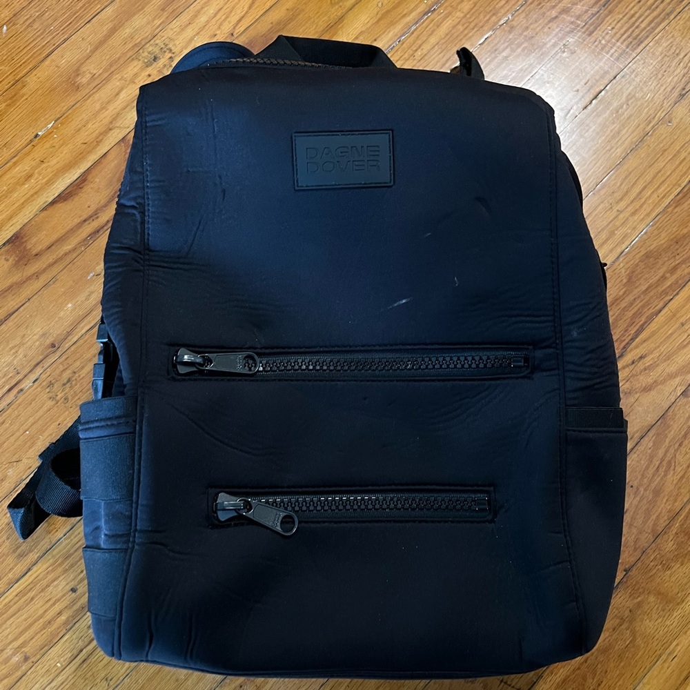 Dagne Dover Black Diaper Backpack - Large